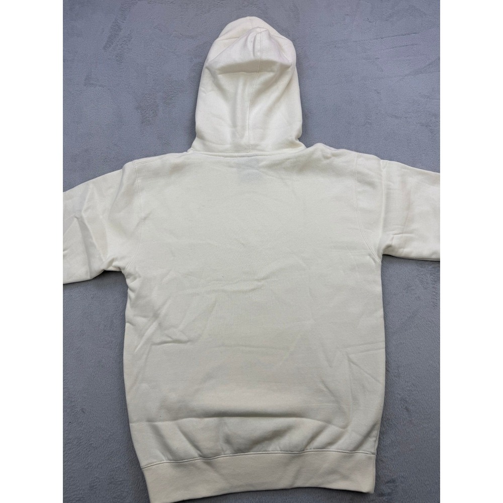 Stance Hoodie Unisex Medium Pullover Cream Heavyweight Streetwear Leisurewear - Picture 2 of 7